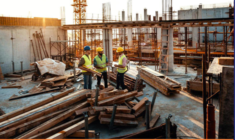 Construction and civil project site